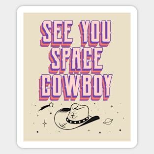 Space Cowboy Rodeo Western Cowgirl Sticker